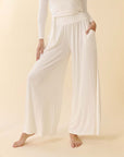 Fabina Smock Elastic Waist Maxi Palazzo Pant