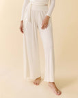 Fabina Smock Elastic Waist Maxi Palazzo Pant