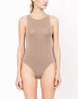 Fabina Bamboo Halter Neck Bodysuit