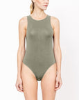 Fabina Bamboo Halter Neck Bodysuit