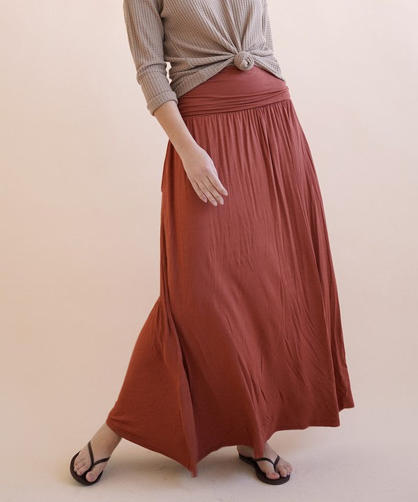 Fabina Bamboo Yoga Maxi Skirt