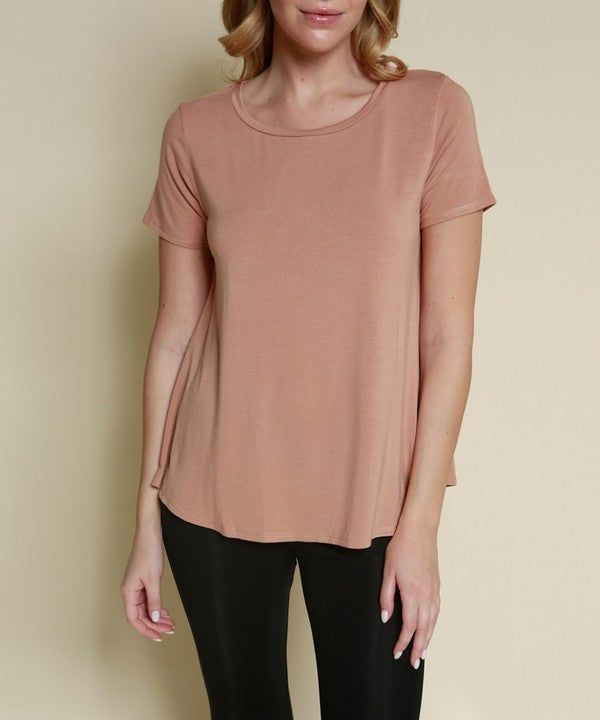 Fabina Bamboo Relaxed Fit Classic Top