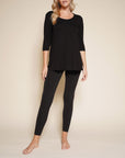 Fabina Bamboo Elbow Tunic Tee