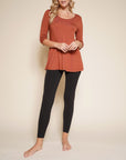 Fabina Bamboo Elbow Tunic Tee