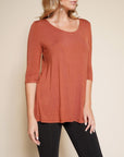 Fabina Bamboo Elbow Tunic Tee