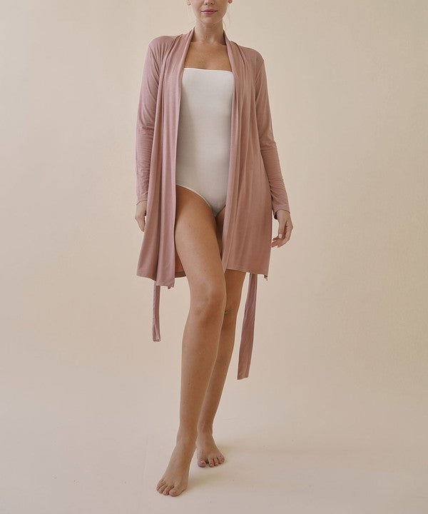 Fabina Bamboo Her Robe Cardigan