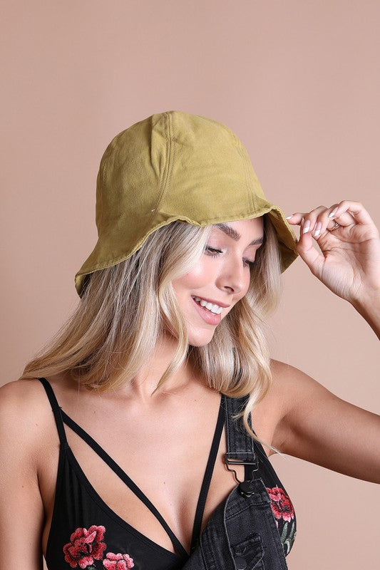Leto Accessories Vibrant Cotton Bucket Hat