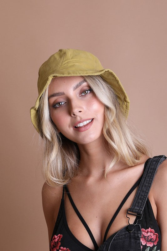 Leto Accessories Vibrant Cotton Bucket Hat