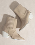 OASIS SOCIETY Dawn - Paneled Western Bootie