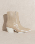 OASIS SOCIETY Dawn - Paneled Western Bootie