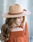 Wide Brim Panama Fedora Hat