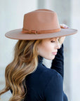 Wide Brim Panama Fedora Hat