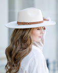 Wide Brim Panama Fedora Hat