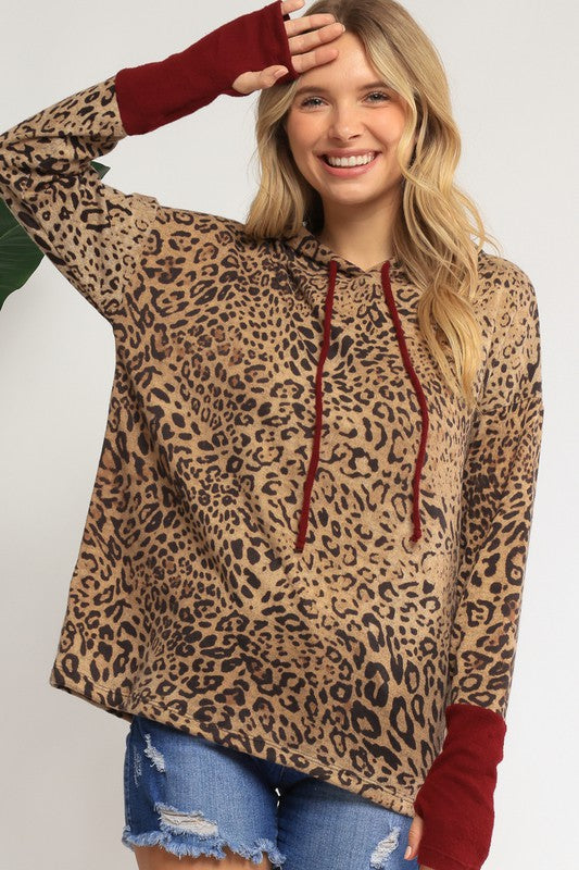 Plus Cheetah Print Top - Online Only