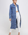 Blue age Non-Stretch 3/4 Denim Jacket