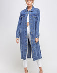 Blue age Non-Stretch 3/4 Denim Jacket