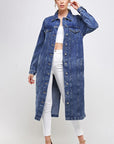 Blue age Non-Stretch 3/4 Denim Jacket