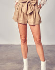 Do + Be Collection Front Self Tie Shorts