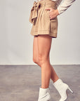 Do + Be Collection Front Self Tie Shorts