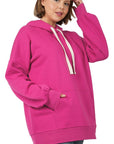 Zenana Plus Oversized Hoodie - Online Only