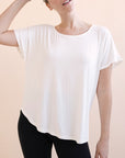 Fabina Bamboo Casual Dolman Sleeve Top