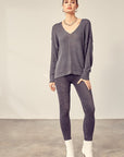 Mustard Seed V-Neck Knit Top - Online Only