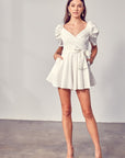 Do and Be Collection Wrap Front Side Tie Romper