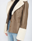 Emory Park Faux Shearing Trimmed Jacket