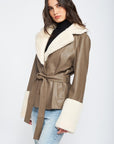 Emory Park Faux Shearing Trimmed Jacket