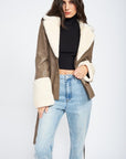 Emory Park Faux Shearing Trimmed Jacket