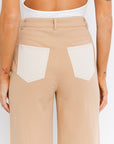 Le Lis Color Block Twill Straight Pants