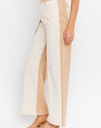 Le Lis Color Block Twill Straight Pants