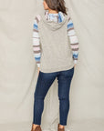 PLUS Stripe Sleeve Hoodie