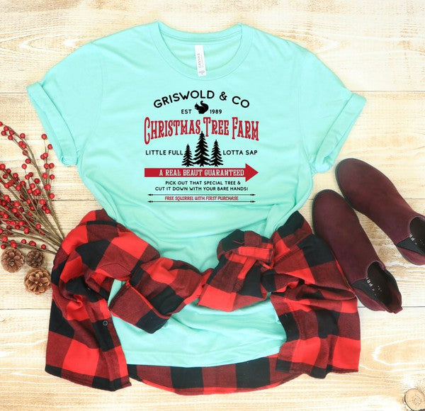 Christmas Tree Farm Griswold and Co Boutique Tee