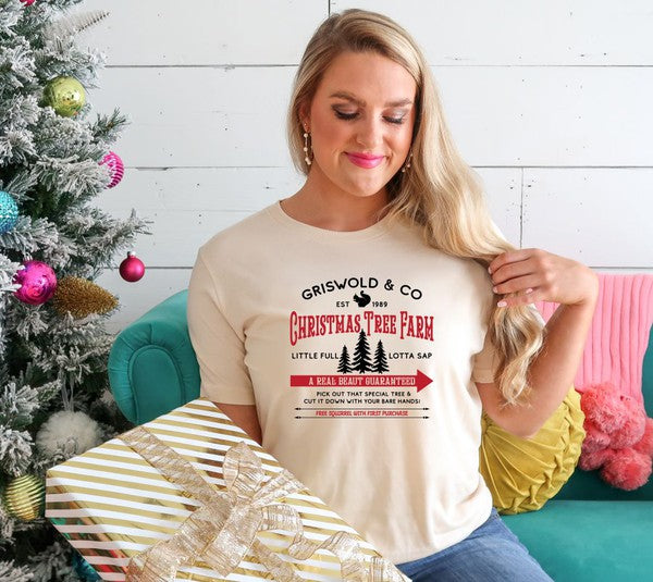 Christmas Tree Farm Griswold and Co Boutique Tee