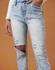 High Rise Distressed Skinny - Online Only