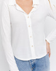 Gilli Long Sleeve Button Down Top - Online Only