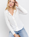 Gilli Long Sleeve Button Down Top - Online Only