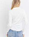 Gilli Long Sleeve Button Down Top - Online Only