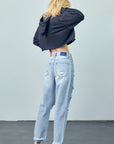 Denim Lab USA Crossover Boyfriend Jeans