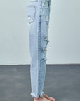 Denim Lab USA Crossover Boyfriend Jeans