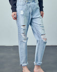 Denim Lab USA Crossover Boyfriend Jeans