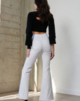 Vibrant M.i.U High Waisted Full-Length Flare Jeans