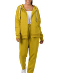 Zipper Hoodie Sweatshirt & Pant Set - My Pampered Life Seattle