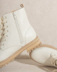 OASIS SOCIETY Amora - Military Bootie