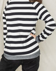 Stripe V- Stich Tunic