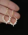 14K Gold Fairy Zircon Earring