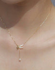 14K Gold Plated Fairy Necklace