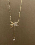 14K Gold Plated Fairy Necklace