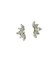 14K Gold Snow Flower Stud Earring